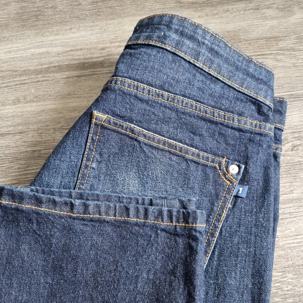 Pilcro The Borrowed Boyfriend Dark Wash Jean Size 29 - Picture 13 of 13